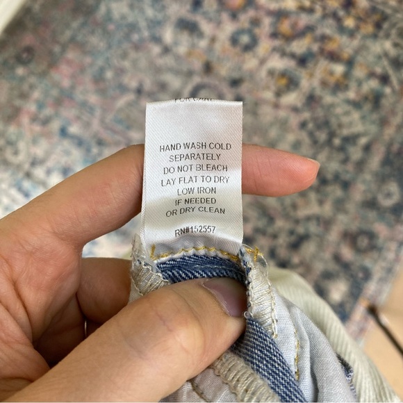 Polagram Denim Jumsuit Light Wash V-neck Collared Corduroy Sz L Straight Leg - Picture 13 of 16